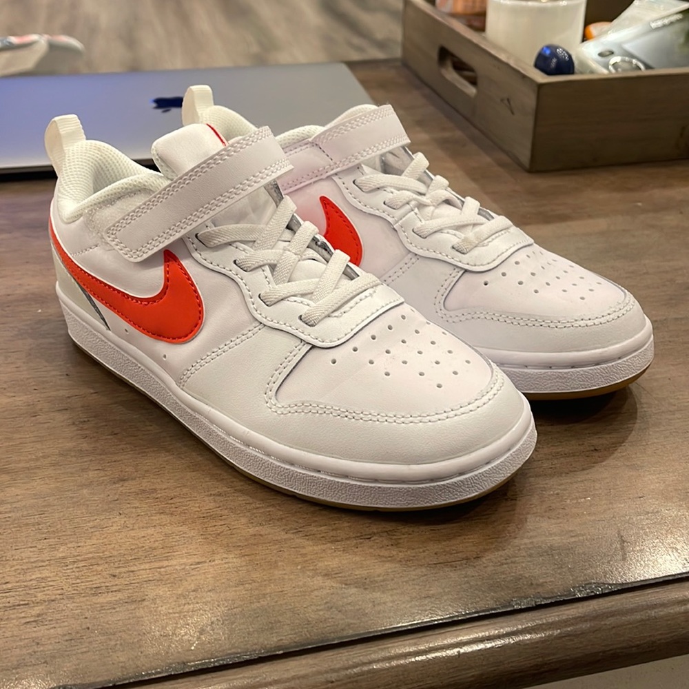 Nike Court Borough Low 2 White Orange